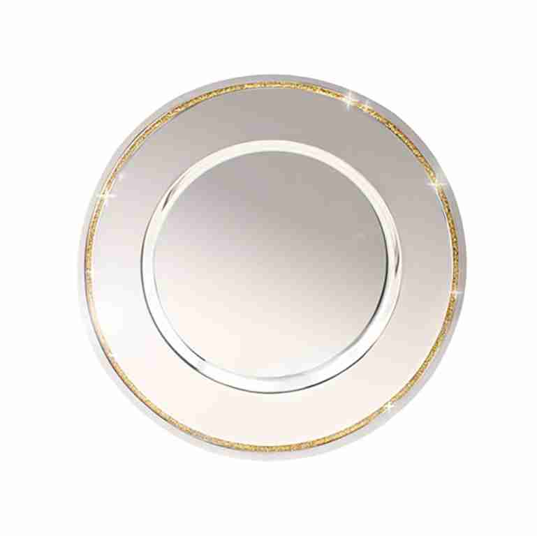 Whitehill Silverplated Tray with Gold Glitter
